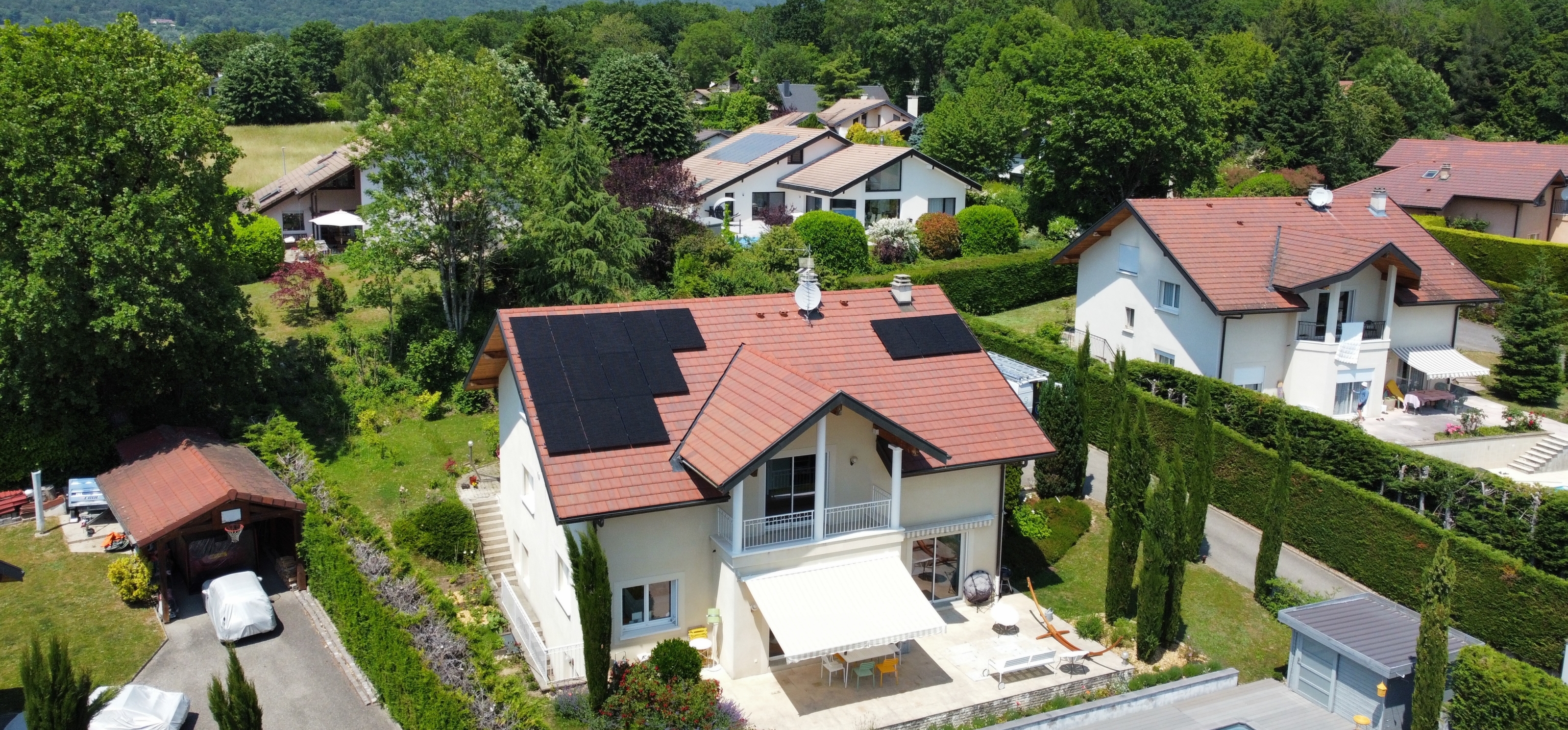 Panneaux photovoltaïques sur maison en Isère -Smart To